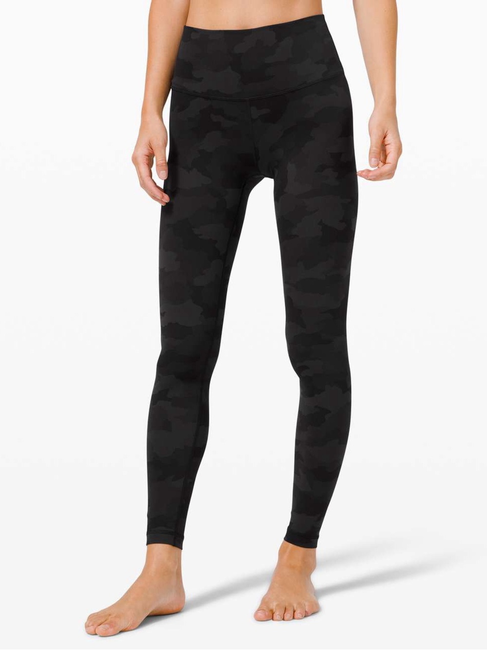 Lululemon Wunder Under High Rise Full-On Luxtreme Leggings Incognito Camo Grey